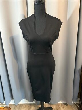 Rolla Coster Black Midi Sheath Dress